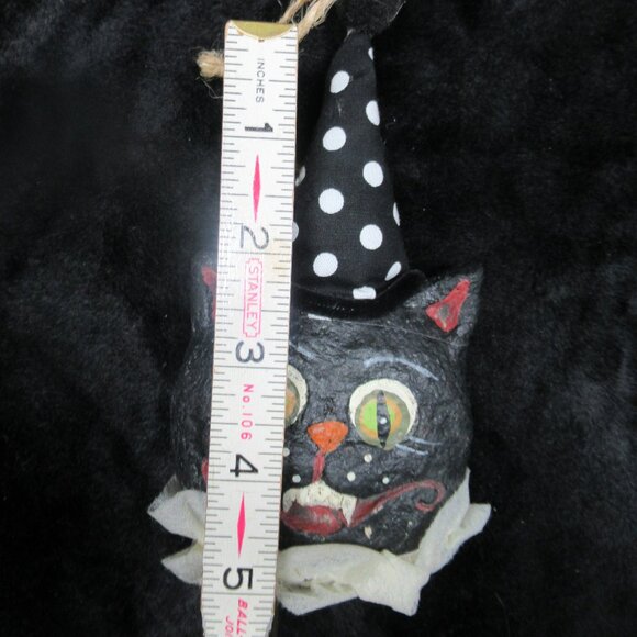 3pc Halloween Folk Art Ornaments - Picture 7 of 7